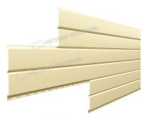 Металлический сайдинг Lбрус-15х240 (ПЭ-01-1014-0.5) Слоновая кость Металлический сайдинг Lбрус-15х240 (ПЭ-01-1014-0.5) Слоновая кость