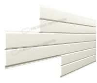 Металлический сайдинг Lбрус-15х240 NormanMP (ПЭ-01-9002-0.5) Серо-белый Металлический сайдинг Lбрус-15х240 NormanMP (ПЭ-01-9002-0.5) Серо-белый