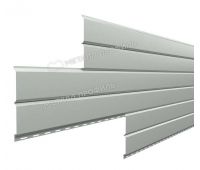 Металлический сайдинг Lбрус-15х240 (ПЭ-01-9006-0.45) Белый алюминий Металлический сайдинг Lбрус-15х240 (ПЭ-01-9006-0.45) Белый алюминий