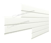 Металлический сайдинг Lбрус-15х240 (ПЭ-01-9010-0.45) Чистый белый Металлический сайдинг Lбрус-15х240 (ПЭ-01-9010-0.45) Чистый белый