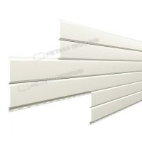 Металлический сайдинг Lбрус-15х240 (ПЭ-01-9002-0.45) Серо-белый Металлический сайдинг Lбрус-15х240 (ПЭ-01-9002-0.45) Серо-белый