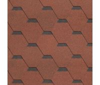 Гибкая черепица Однослойная Классик, коллекция Самба – Рубин