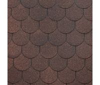 Гибкая черепица КОЛЬЧУГА Коричневый Гибкая черепица КОЛЬЧУГА Коричневый