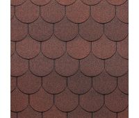 Гибкая черепица КОЛЬЧУГА Красный Гибкая черепица КОЛЬЧУГА Красный