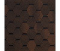 Гибкая черепица GARDA marrone 439 Гибкая черепица GARDA marrone 439