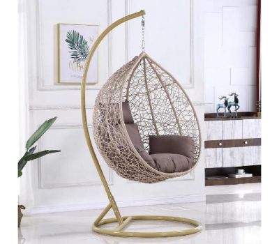 Подвесное кресло из искусственного ротанга AFM-169A-LB Beige от производителя  Afina по цене 16 900 р