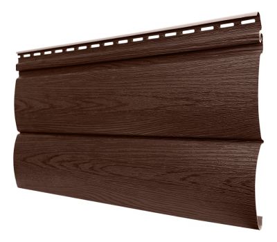 Сайдинг Блок-хаус ЛЮКС Итальяский орех от производителя  Tecos по цене 637 р