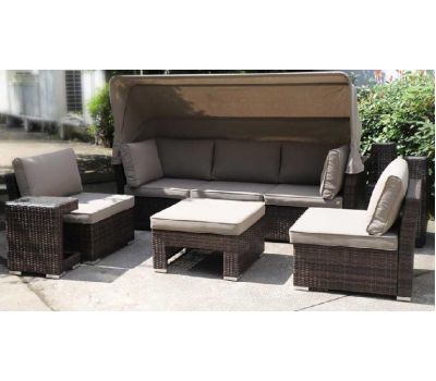 Трансформер-Диван плетеный из иск. ротанга AFM-320B Brown от производителя Afina по цене 149 500 р Трансформер-Диван плетеный из иск. ротанга AFM-320B Brown от производителя Afina по цене 149 500 р