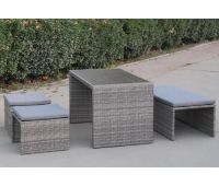 Трансформер-Диван плетеный из иск. ротанга S330G-W78 Grey Трансформер-Диван плетеный из иск. ротанга S330G-W78 Grey