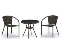 Комплект плетеной мебели из иск. ротанга Асоль-7 T282ANT/Y137C-W53 Brown 2Pcs Комплект плетеной мебели из иск. ротанга Асоль-7 T282ANT/Y137C-W53 Brown 2Pcs
