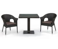 Комплект плетеной мебели из иск. ротанга T605SWT/Y79A-W53 Brown 2Pcs Комплект плетеной мебели из иск. ротанга T605SWT/Y79A-W53 Brown 2Pcs