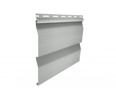 Виниловый сайдинг , Корабельный брус Серый от производителя  Ю-Пласт по цене 260 р