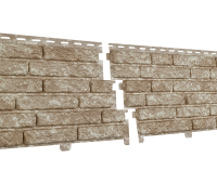 Фасадная панель Стоун Хаус Кварцит - Светло-Бежевый Фасадная панель Стоун Хаус Кварцит - Светло-Бежевый