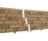 Фасадная панель Стоун Хаус Кварцит - Темно-Бежевый Фасадная панель Стоун Хаус Кварцит - Темно-Бежевый