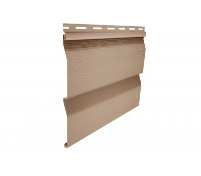 Виниловый сайдинг , Корабельный брус Бежевый от производителя  Ю-Пласт по цене 260 р