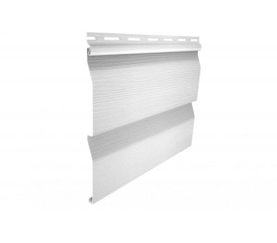 Виниловый сайдинг , Корабельный брус  Белый от производителя  Ю-Пласт по цене 260 р