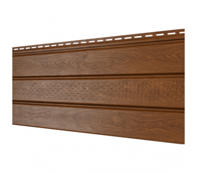 Софит перфорация по центру Дуб Золотой от производителя  Ю-Пласт по цене 698 р