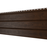 Софит перфорация по центру Орех тёмный Софит перфорация по центру Орех тёмный