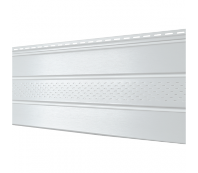 Софит PRO Классический перфорация по центру Белый от производителя  Ю-Пласт по цене 597 р