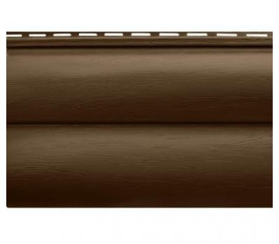 Сайдинг Blockhouse Bh-02 (Блокхаус), Орех тёмный от производителя Альта-профиль по цене 806 р Сайдинг Blockhouse Bh-02 (Блокхаус), Орех тёмный от производителя Альта-профиль по цене 806 р