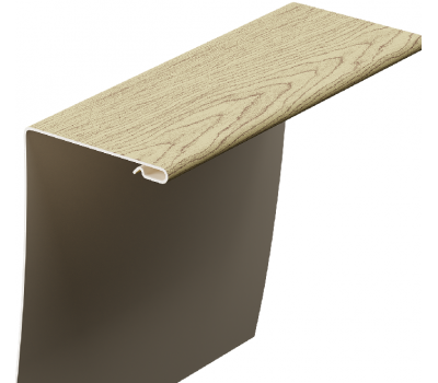 Околооконный профиль универсальный под дерево 89/254 мм Камчатский от производителя Docke по цене 1 800 р Околооконный профиль универсальный под дерево 89/254 мм Камчатский от производителя Docke по цене 1 800 р