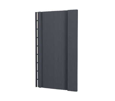 Сайдинг Вертикальный Вертикальный S7, Графит от производителя  Docke по цене 333 р
