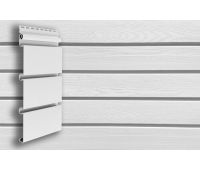 Виниловый сайдинг Архитектурный планкен Standart Белый