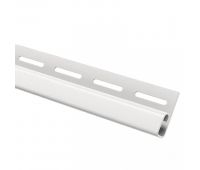 Финишная планка (завершающая полоса) белая для сайдинга