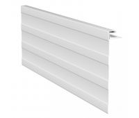 J-фаска ( ветровая, карнизная планка ) белая для сайдинга