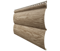 Виниловый сайдинг - серия LUX Блок-Хаус D4,7T,( под бревно) Кедр