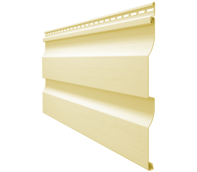 Виниловый сайдинг - серия PREMIUM D4,5D, (Корабельный брус) Банан от производителя  Docke по цене 364 р