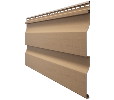 Виниловый сайдинг - серия PREMIUM D4,5D, (Корабельный брус) Капучино от производителя  Docke по цене 364 р