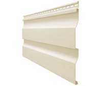 Виниловый сайдинг - серия PREMIUM D4,5D,(Корабельный брус) Сливки Виниловый сайдинг - серия PREMIUM D4,5D,(Корабельный брус) Сливки