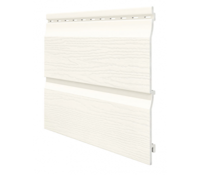 Виниловый сайдинг панель двойная Kerrafront Classic - White от производителя Vox по цене 1 924 р Виниловый сайдинг панель двойная Kerrafront Classic - White от производителя Vox по цене 1 924 р