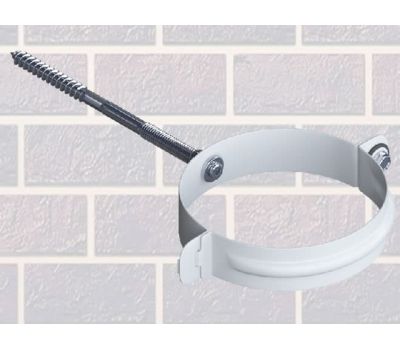 Хомут трубы Белый от производителя Альта-профиль по цене 202 р Хомут трубы Белый от производителя Альта-профиль по цене 202 р