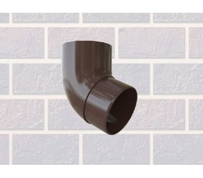 Колено трубы 67° Коричневое от производителя Альта-профиль по цене 240 р Колено трубы 67° Коричневое от производителя Альта-профиль по цене 240 р