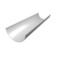 Водосточный желоб ПВХ Белый Водосточный желоб ПВХ Белый