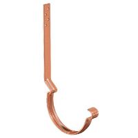 Крюк крепления желоба удлиненный УСИЛЕННЫЙ 125 Медь Крюк крепления желоба удлиненный УСИЛЕННЫЙ 125 Медь