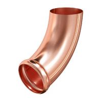 Отвод трубы декорированный Медь 150/100 Отвод трубы декорированный Медь 150/100