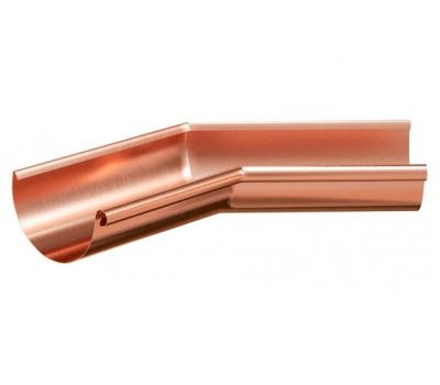 Угол желоба, внутренний 135° Медь 125/90 от производителя Aquasystem по цене 18 652 р Угол желоба, внутренний 135° Медь 125/90 от производителя Aquasystem по цене 18 652 р