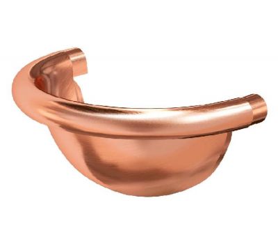 Заглушка желоба полукруглая Медь 125/90 от производителя Aquasystem по цене 7 637 р Заглушка желоба полукруглая Медь 125/90 от производителя Aquasystem по цене 7 637 р