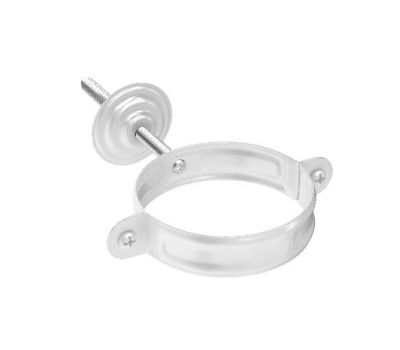 Комплект крепления трубы RAL 9003 Белый 125/90 от производителя  Aquasystem по цене 755 р