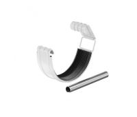 Соединитель желоба с резиновым уплотнителем RR 20 Белый 125/90 Соединитель желоба с резиновым уплотнителем RR 20 Белый 125/90