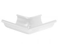 Угол желоба, наружный 90° RAL 9003 Белый 150/100 Угол желоба, наружный 90° RAL 9003 Белый 150/100