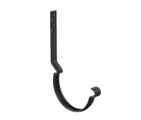 Крюк крепления желоба длинный модернизированный RAL 9005 Чёрный 125/90