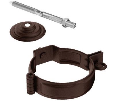 Декоративный хомут трубы под метиз с комплектом крепления RAL 8017 Коричневый matt 125/90 от производителя Aquasystem по цене 1 284 р Декоративный хомут трубы под метиз с комплектом крепления RAL 8017 Коричневый matt 125/90 от производителя Aquasystem по цене 1 284 р