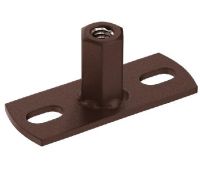 Держатель для хомута под метиза RAL 8017 Коричневый matt 150/100 Держатель для хомута под метиза RAL 8017 Коричневый matt 150/100