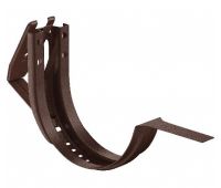 Крюк крепления желоба короткий регулируемый RAL 8017 Коричневый matt 150/100 Крюк крепления желоба короткий регулируемый RAL 8017 Коричневый matt 150/100