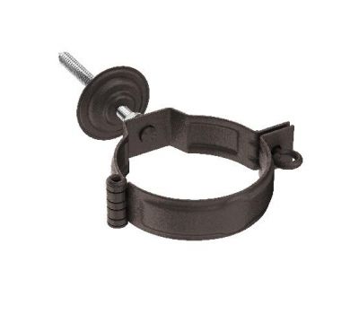 Декоративный хомут трубы под метиз с комплектом крепления RR 32 Тёмно-коричневый matt 150/100 от производителя  Aquasystem по цене 1 365 р