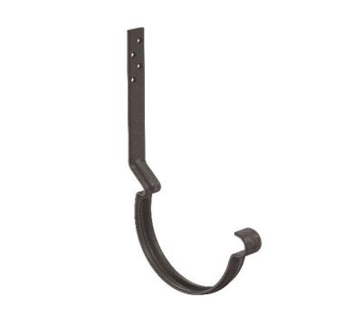 Крюк крепления желоба длинный с комплектом крепления RR 32 Тёмно-коричневый matt 150/100 от производителя  Aquasystem по цене 718 р